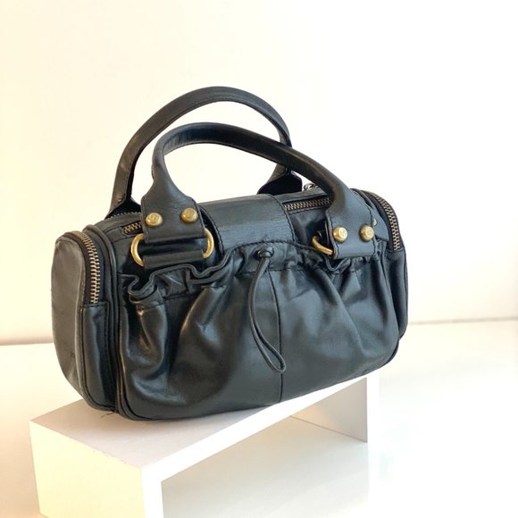 Francesco Biasia Leather Top Handle Small Satchel - Picture 13 of 13